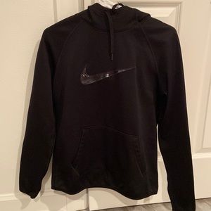 Nike black Hoodie sweatshirt with nike sign